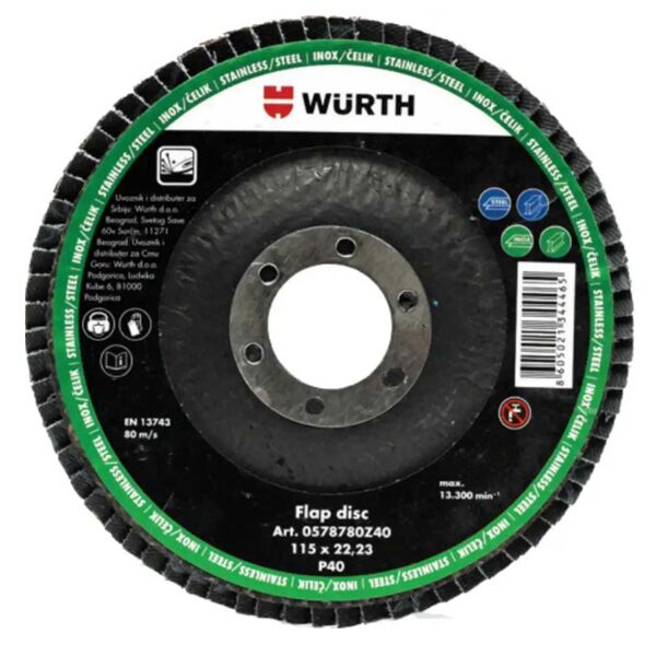 Lamel. brus. disk 115x22 G100 (0578780Z100)