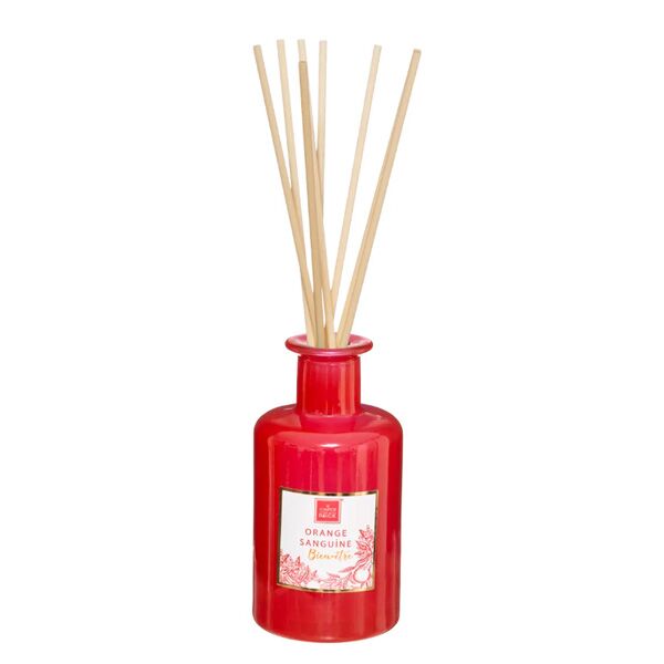 Mirišljavi štapići 6.5x14cm staklo/vosak crvena (172761L)