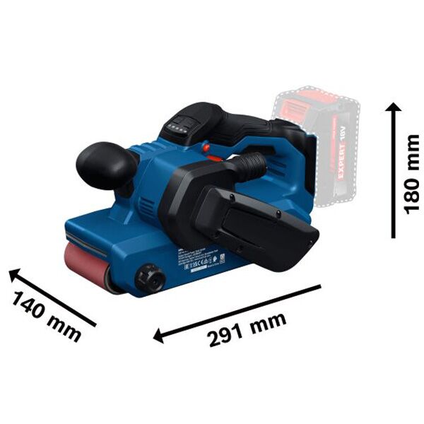 Bosch Aku tračna brusilica GBS 18V-75 Solo (06012C2000) - Image 2