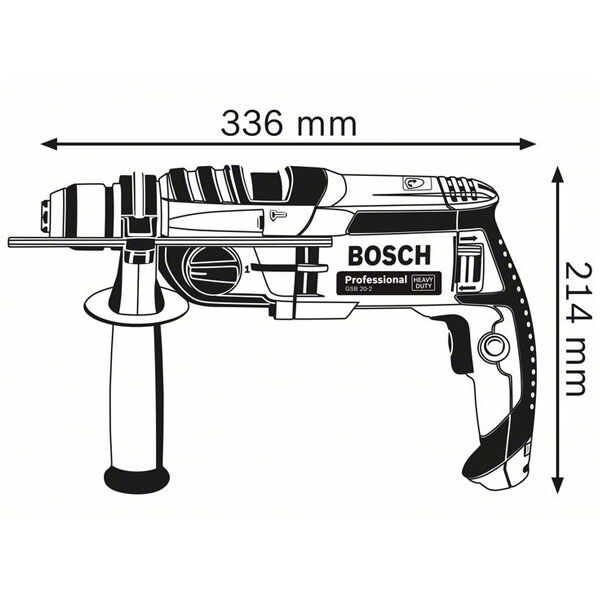 Bosch GSB 20-2 vibraciona bušilica 060117B400 - Image 2