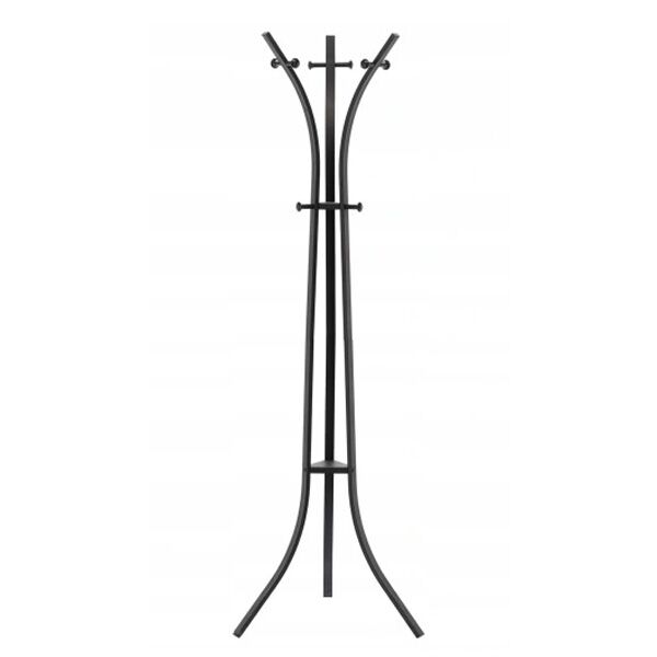 Čiviluk za odeću crni 184 cm (LOF5318)