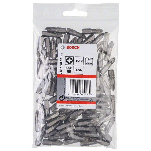 Bosch bit odvrtača ekstra-tvrdi PZ 2, 25 mm 2607001561 - Image 2
