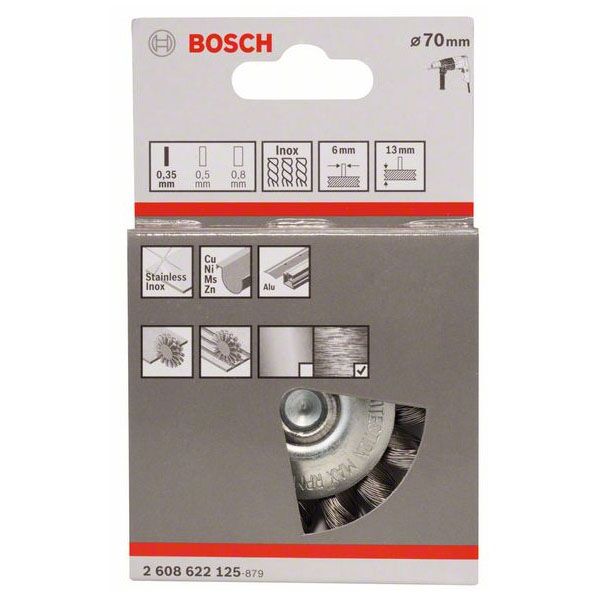 Bosch pločasta četka ø70x0,35mm 2608622125 - Image 2