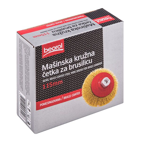 Mašinska četka ø115mm kružna za brusilicu mesing MCK115BR - Image 2