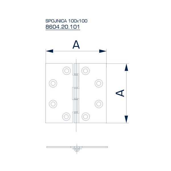 Spojnica 100x100 (860420101) - Image 2