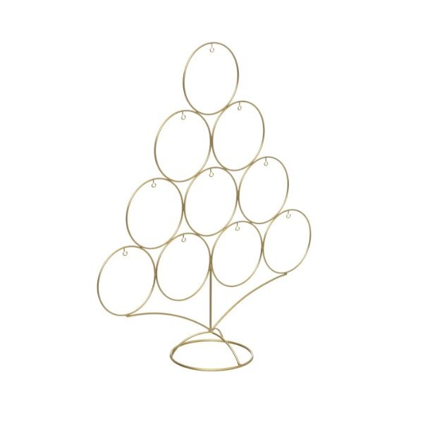 Dekorativno drvo stalak 40x12.5x 46 cm zlatna (199205)