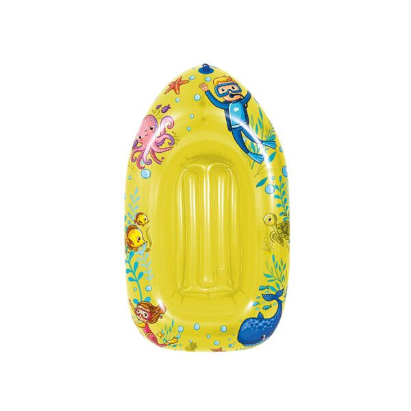 Dečiji čamac na naduvavanje 112x70 cm žuti (ED-26-233000Z)