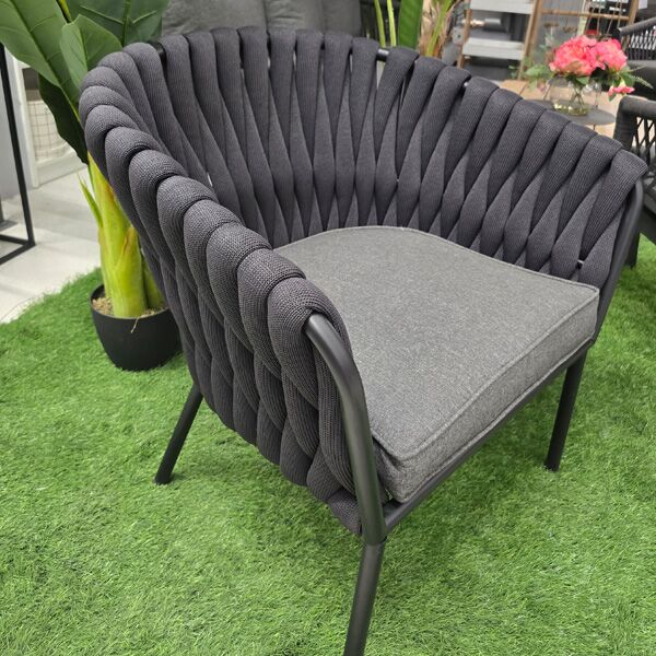 Baštenska stolica siva 68x75x81 cm (KJF5684) - Image 3