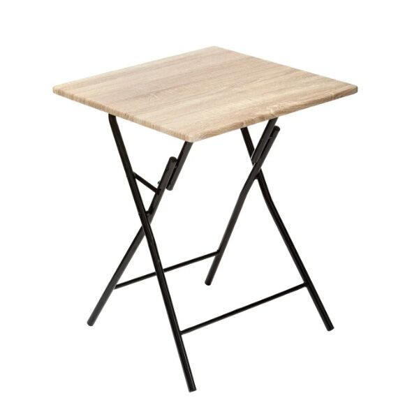 Five Stočić sklopivi 60x60 metal drvo bež (114264E)