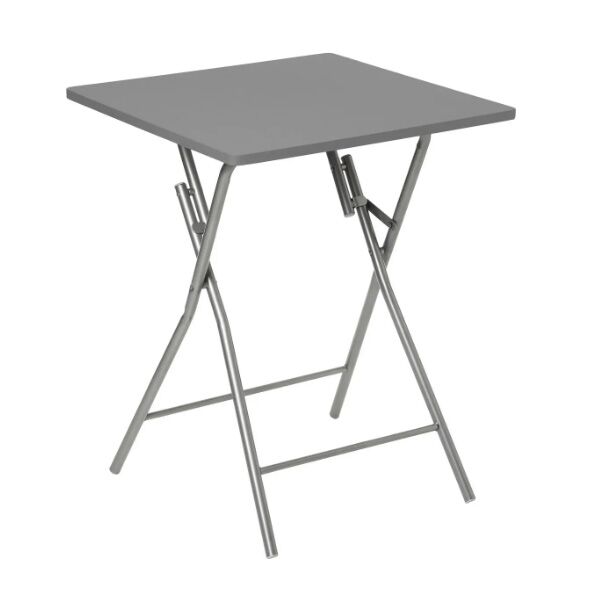 Five Stočić sklopivi 60x60 metal drvo siva (114265D)