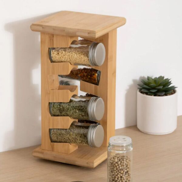 Five Stalak za 8 začina Cozy drvo (209285) - Image 2