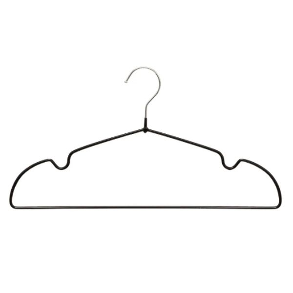 Five Set 20 vešalica 40,5x0,4x21 PVC metal crna displej (209361)