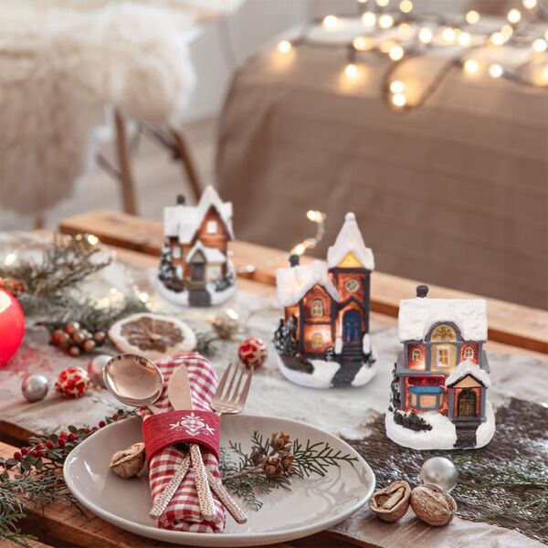 Dekorativna LED kolor zimska kućica (KDC01) - Image 2