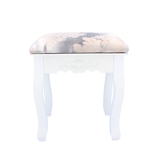 Tabure 38x28x45 cm beli (PHO8447)