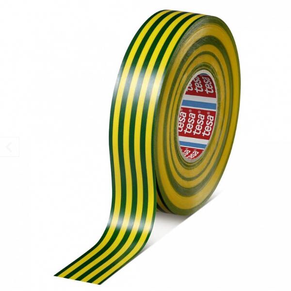 Tesa izolir traka 20 m x 19 mm žuto-zelena  539880008600