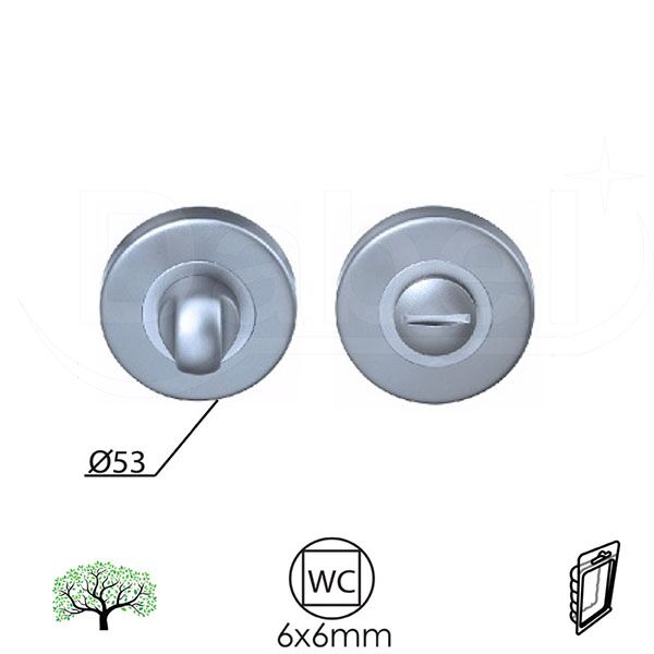 Rozeta za vrata sombor-jova-goca hr/mat-hr fi53mm wc 6x6mm DBP2 (0101568)