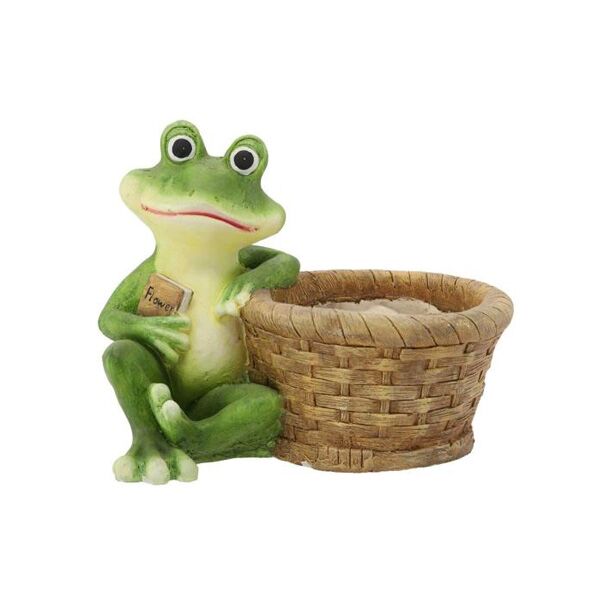 Baštenska figura Žaba sa korpom (GOT6593)