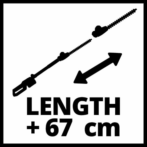 Einhell GC-HH 18/45 Li T-Solo, Aku teleksop makaze za žbunje (3410585) - Image 9