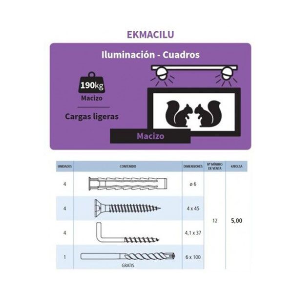 Easykit za kačenje rasvete i ramova (EKMACILU) - Image 2