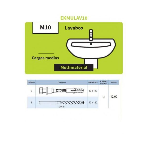 Easykit za montažu lavaboa M10 (EKMULAV10) - Image 2