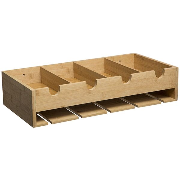 5five polica bambus Gamme 54x27x12cm sa pregradama