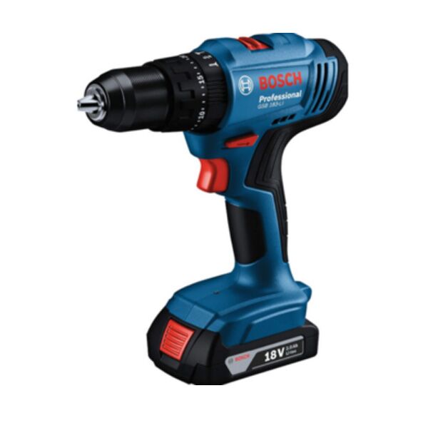 Bosch Aku vibraciona bušilica-odvrtač GSB 183-Li 18V 2x2,0 Ah u koferu (06019K9100)