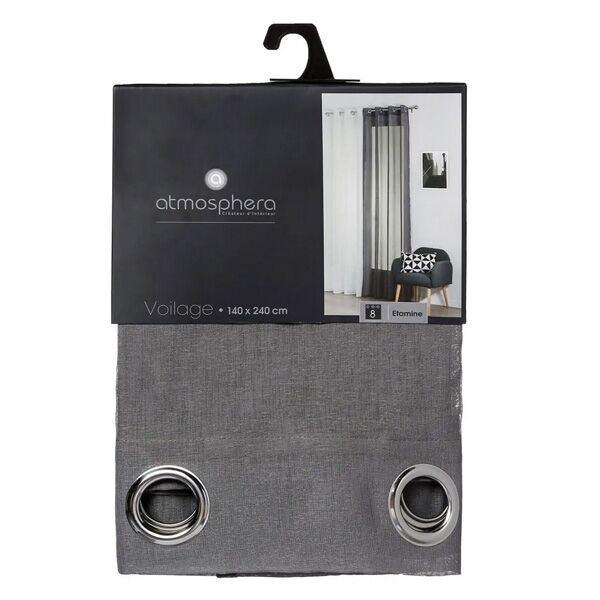 Atmosphera zavesa etamine LG 140x240cm poliester siva (120943B) - Image 3