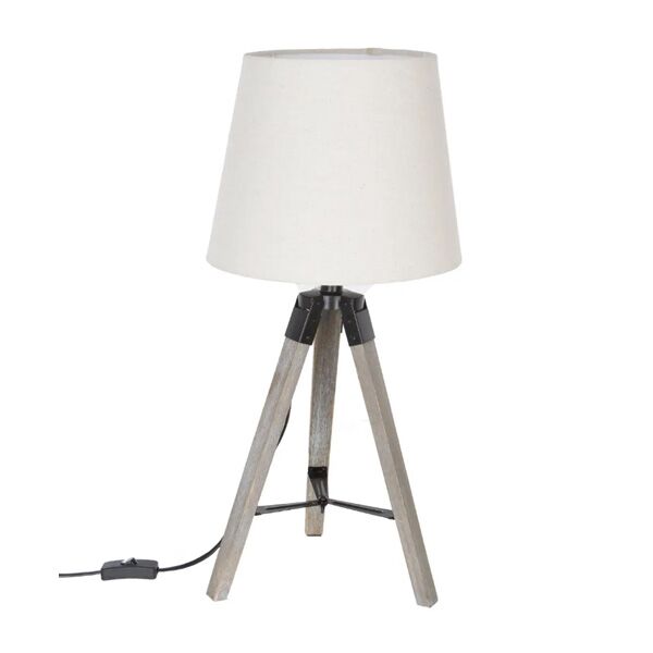 Lampa 26x58cm Poliester/ABS/Metal Slonova Kost (136663A)