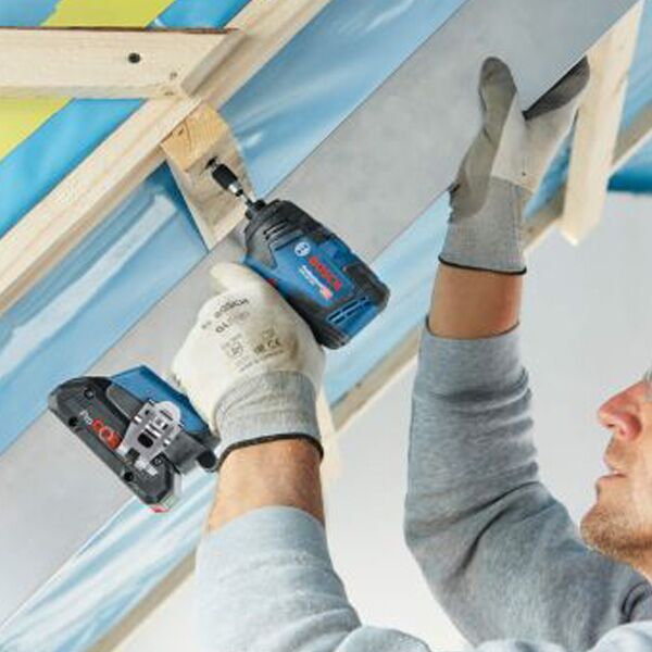 Bosch aku udarni odvrtač GDR 18V 200 2x4.0Ah + kofer (06019J2107) - Image 3