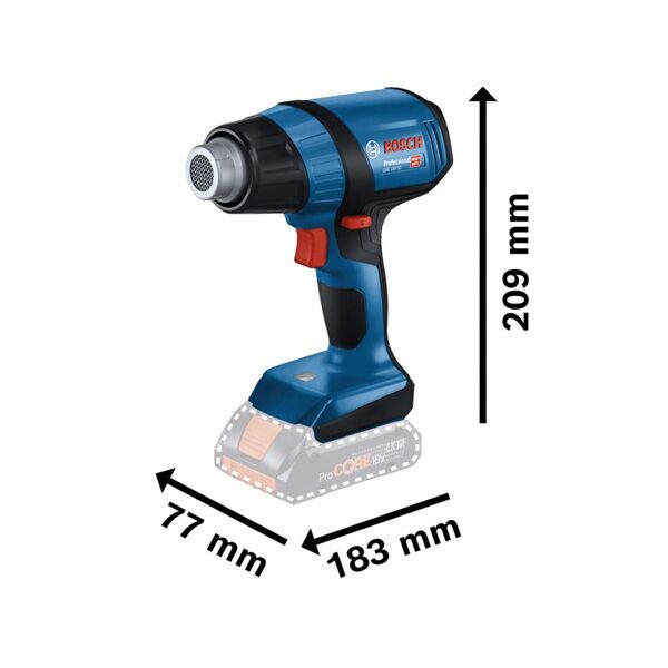 Bosch aku fen za vreli vazduh GHG 18V-50 Solo (06012A6500) - Image 2