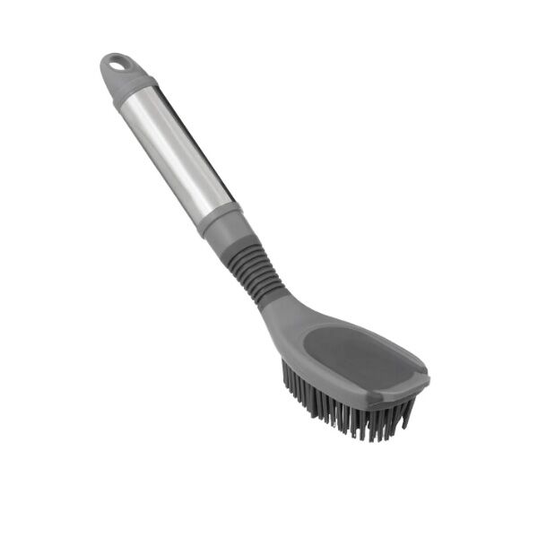 Četka za posuđe pp/inox siva (186201)