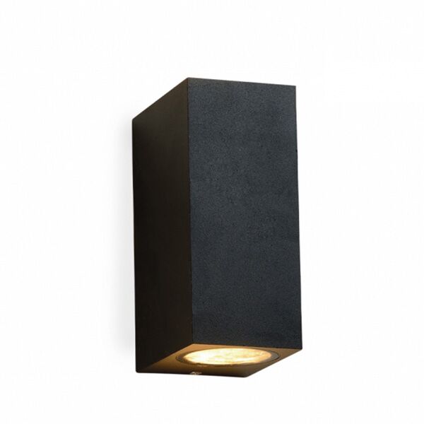 Svetiljka W10412 zidna 2GU10 IP65 crna (250493)