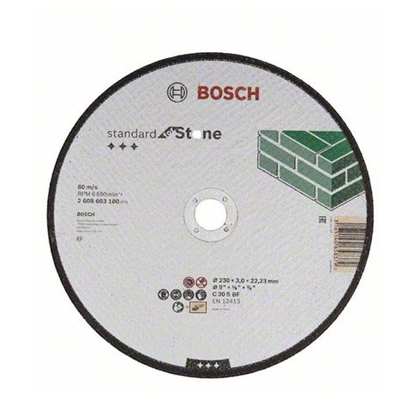 Bosch rezna ploča ravna 230x22,23x3,0mm 2608603180