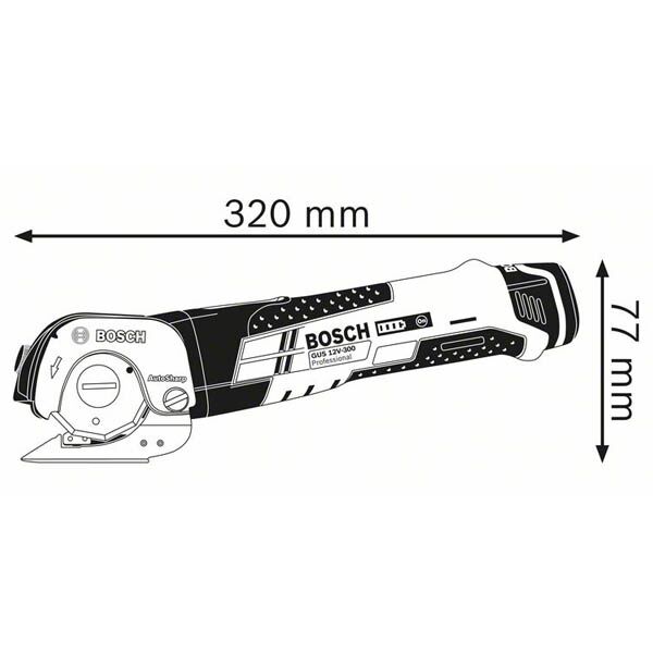 Bosch aku makaze GUS 12V-300 Solo (06019B2901) - Image 2