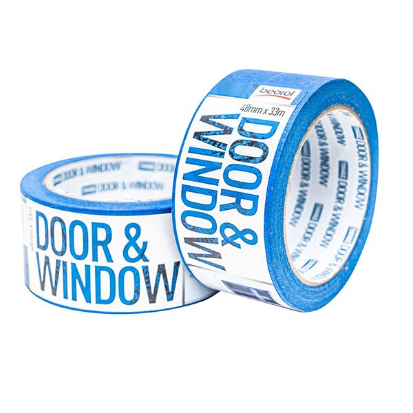 Krep traka za zaštitu vrata i prozora 48mm x 33m, 80ᵒC DK48 - Image 6