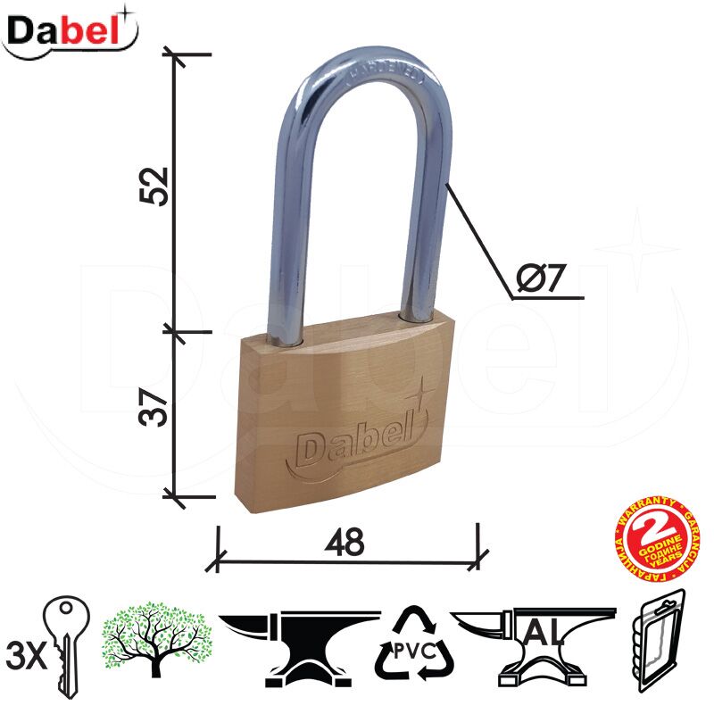 Katanac KA2029 Ms 48x37/52/fi7mm 3K DBP1 3301056