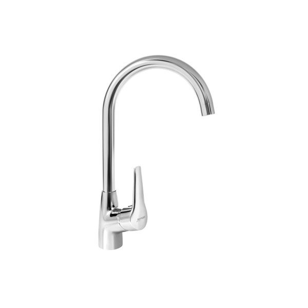 Baterija za sudoperu sa 3 cevi jednoručna "labud" Prima M45013