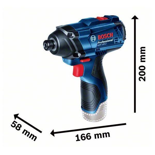 Bosch GDR 120-LI solo aku rotacioni udarni odvrtač 06019F0000 - Image 2
