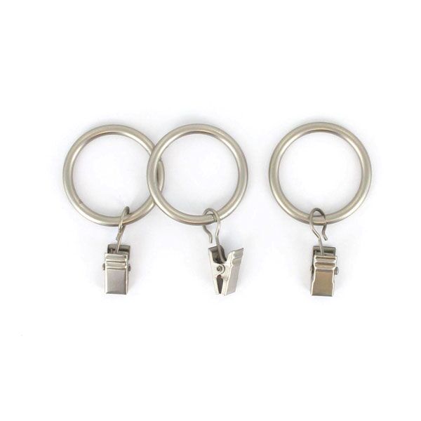 Luance alke metalne sa štipaljkama srebrna 791593