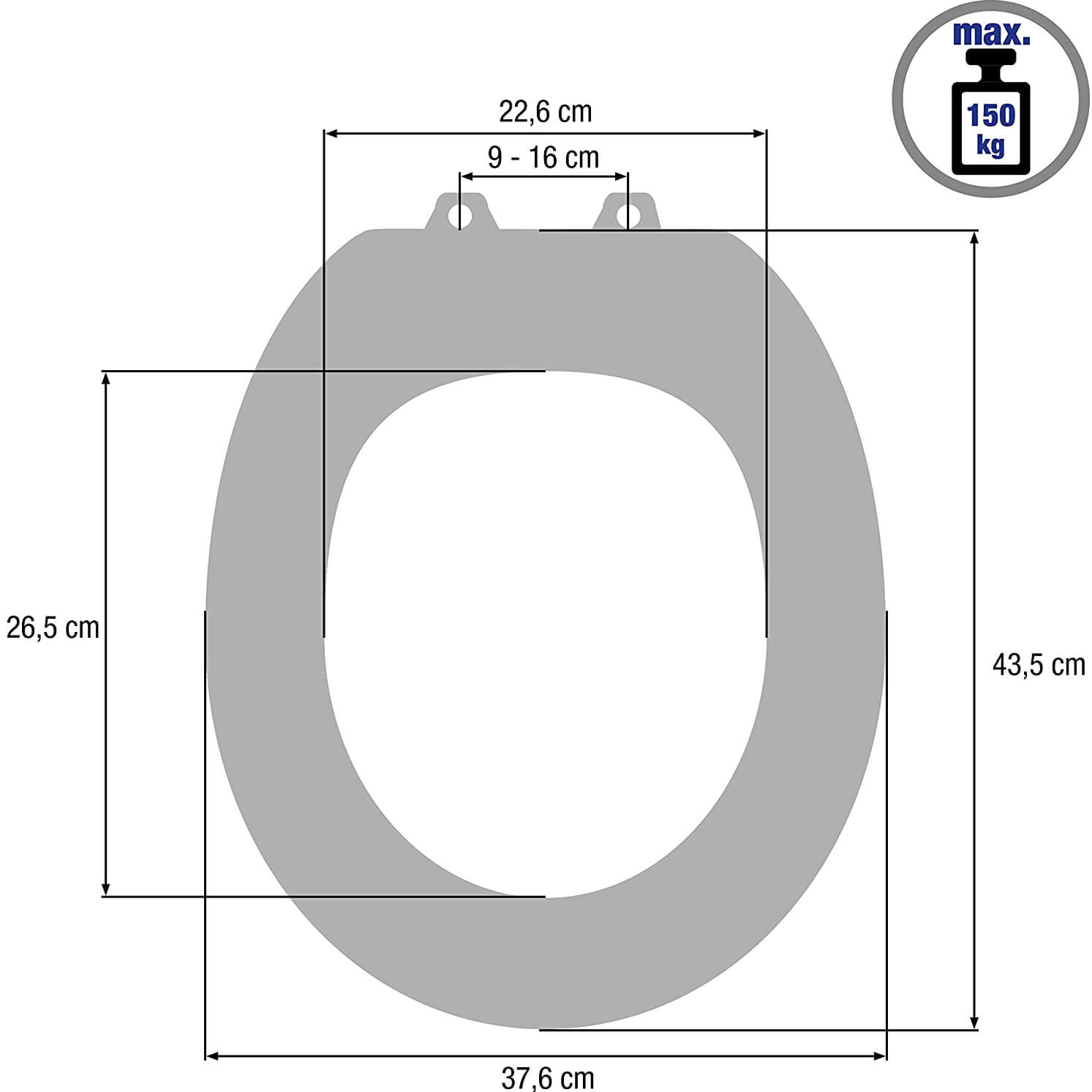 Daska za WC Brown Flower soft close lakirani medijapan KSDSC541 - Image 2