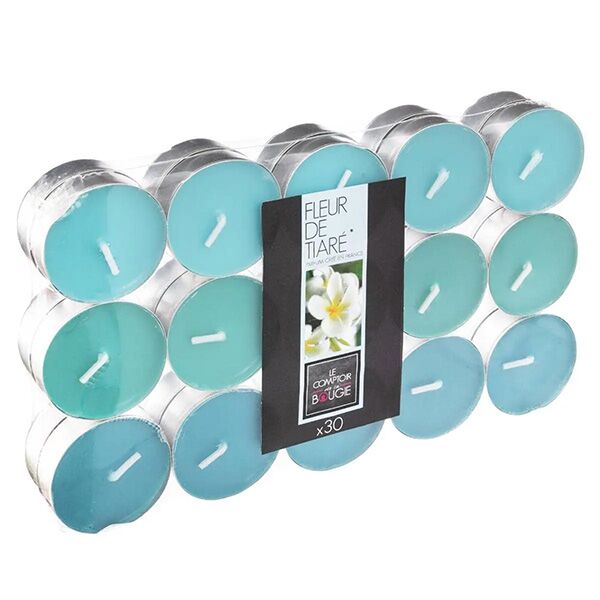 Sveća set 3.7x1.3cm svetlo plava 161646I