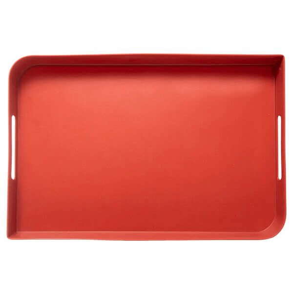 Poslužavnik 45x30cm melamin crveni Five 179730E