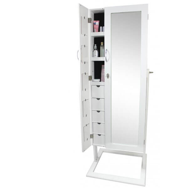 Polica za nakit sa ramom 54x46x152cm PHO1264