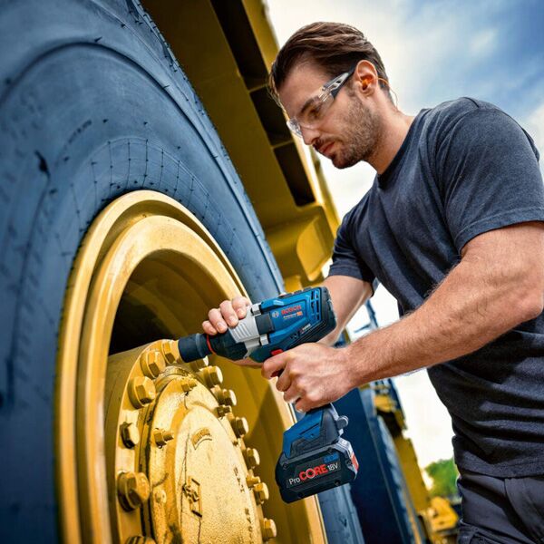 Bosch Aku udarni odvrtač GDS 18V-1600 HC 18V 2 x 8,0 Ah ProCORE+L-BOXX (06019M1002) - Image 3