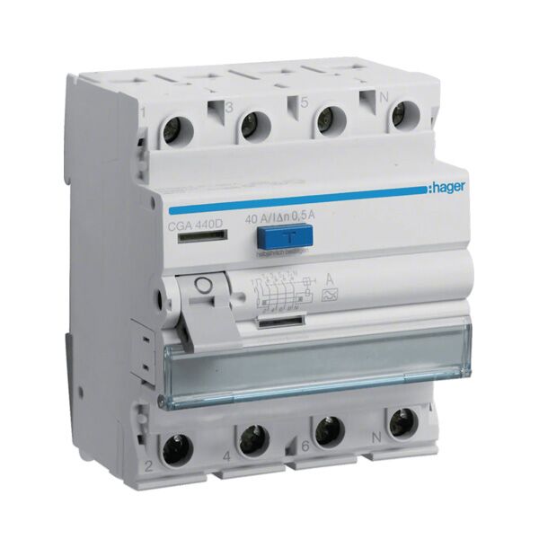 Hager fid sklop za dif. zaštitu 4P 40A 500mA (CGA440DP)