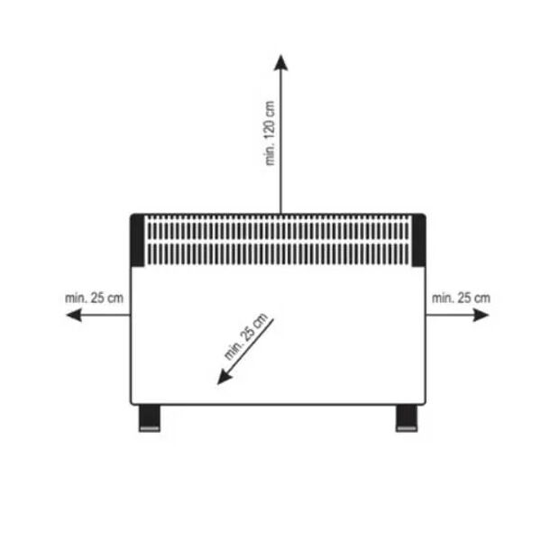 Prosto konvektorska grejalica 2000 W (FKY02D) - Image 3