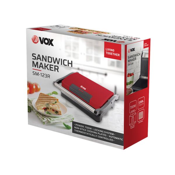Vox Aparat za sendviče (SM 123R) - Image 2