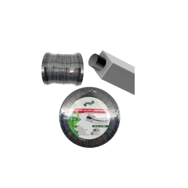 Silk za trimer kvadratni 100 x 2,4 mm (LAR6273)