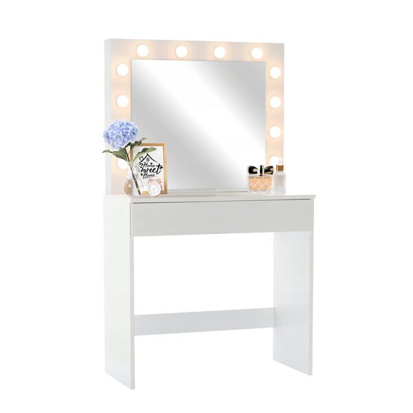 Stočić za šminku sa ogledalom 80x40x140 cm (PHO9452)