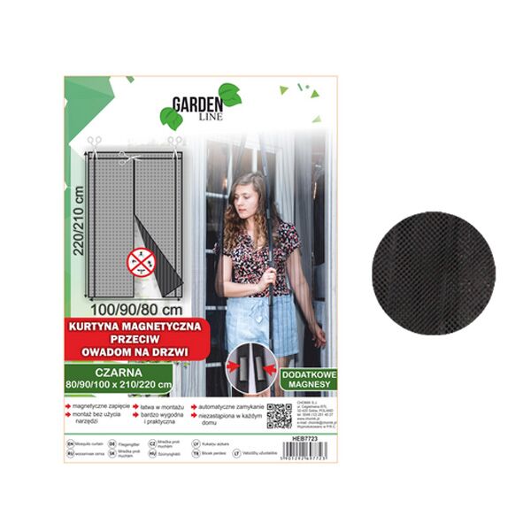 Magnetna mreža protiv insekata za vrata (HEB7723)